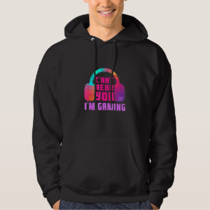 Spela spel i spel för spelvideospel utan att lyssn hoodie