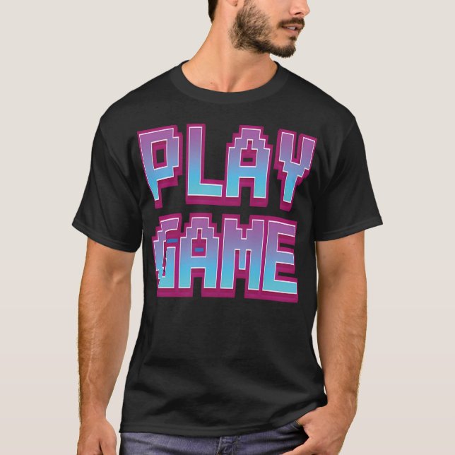 Spela spel. t shirt (Framsida)