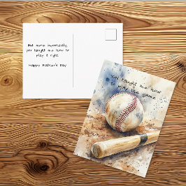 Spela Spelet Baseball Fars Dag Vykort