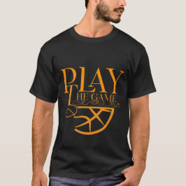 Spela Spelet Basketboll Abstrakt Sport T-Shirt