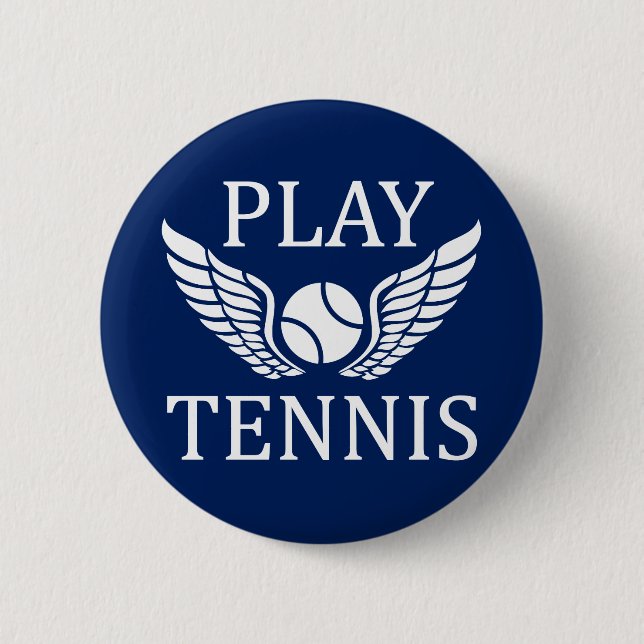 Spela tennis knapp (Framsida)