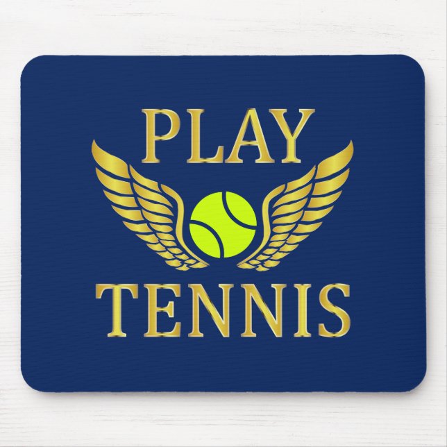 Spela tennis musmatta (Framsidan)