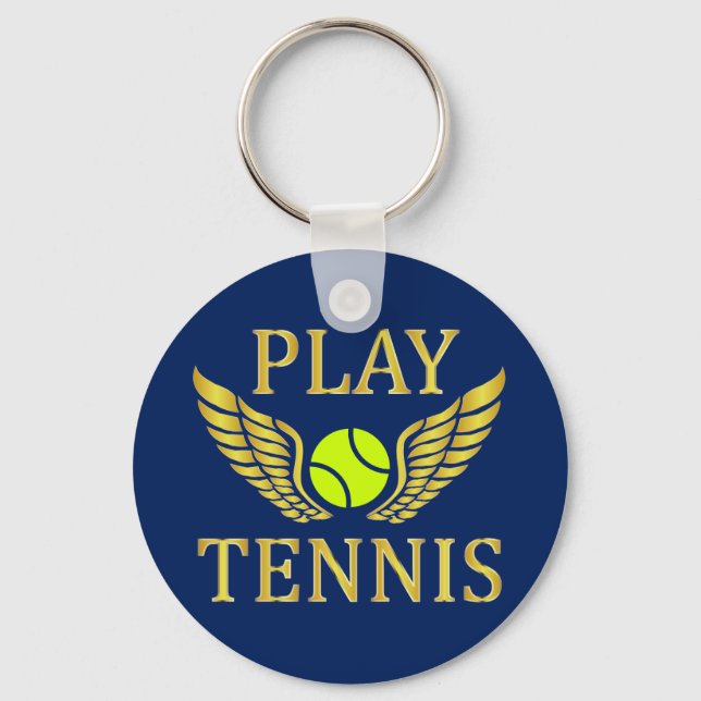 Spela tennis nyckelring (Framsida)
