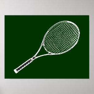 spela tennis poster