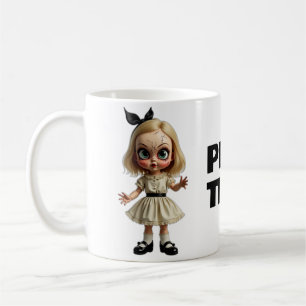 SPELA TID Novelty för skräckbild Kaffemugg