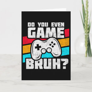 Spela TV-spel - Video Gamer Meme - Roligt Klipp Kort