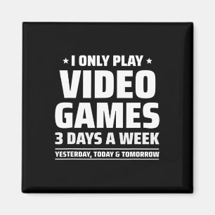 Spela TV-spel - Video Gamer Meme - Roligt Videokli Magnet