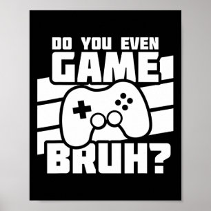 Spela TV-spel - Video Gamer Meme - Roligt Videokli Poster
