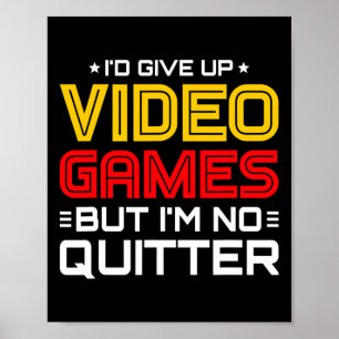 Spela TV-spel - Video Gamer Meme - Roligt Videokli Poster
