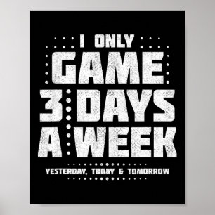 Spela TV-spel - Video Gamer Meme - Roligt Videokli Poster