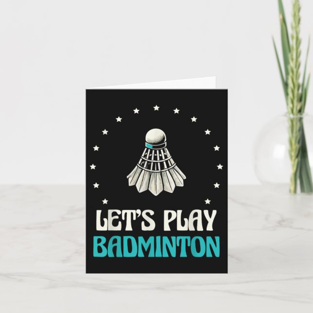 Spela upp Badminton Shuttle Stars Kort (Framsida)