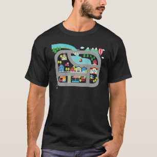 Spela upp bilar på pappa bak i tävling T Shirt
