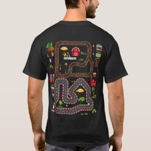 Spela upp bilar på Pappa, bak Tävling-spårvägen fö T Shirt