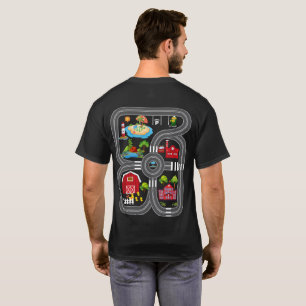 Spela upp bilar på Pappa, bak Tävling-spårvägen fö T Shirt