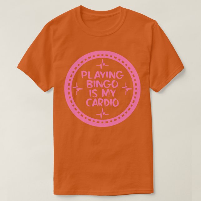 Spela upp bingo är mitt ljud 2 t shirt (Design framsida)