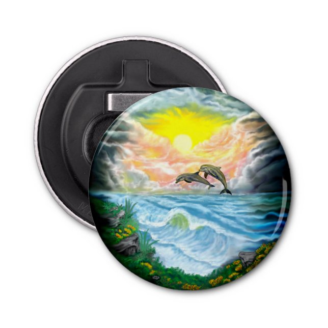 Spela upp delfiner i Sunshine Flasköppnare (Framsidan)