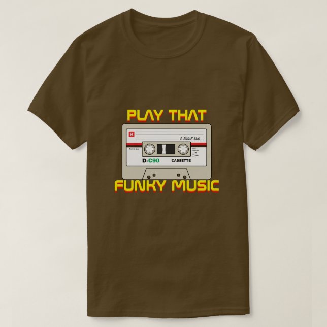 Spela upp den Funkyn Music _ En MisterP-leverans T Shirt (Design framsida)