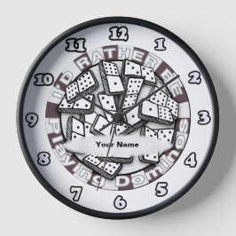 Spela upp domäner i stället rund klocka