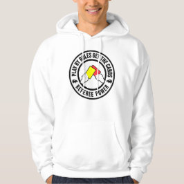 Spela upp efter regler får korten Referee Power-pr Hoodie