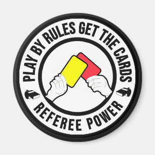 Spela upp efter regler får korten Referee Power-pr Magnet