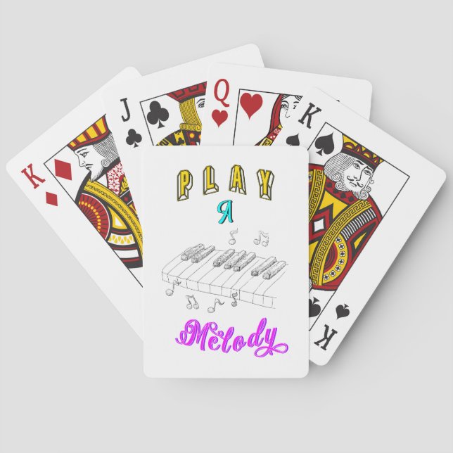 Spela upp en Melody Casinokort (Baksidan)
