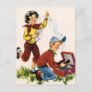 Spela upp femtiofaldiga poster vykort