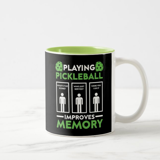 Spela upp fickbollen - förbättra minnet Två-Tonad mugg (Höger)