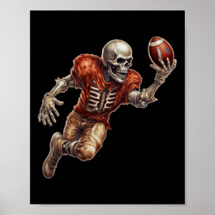 Spela upp Football Coola Touchdown Halloween Poster