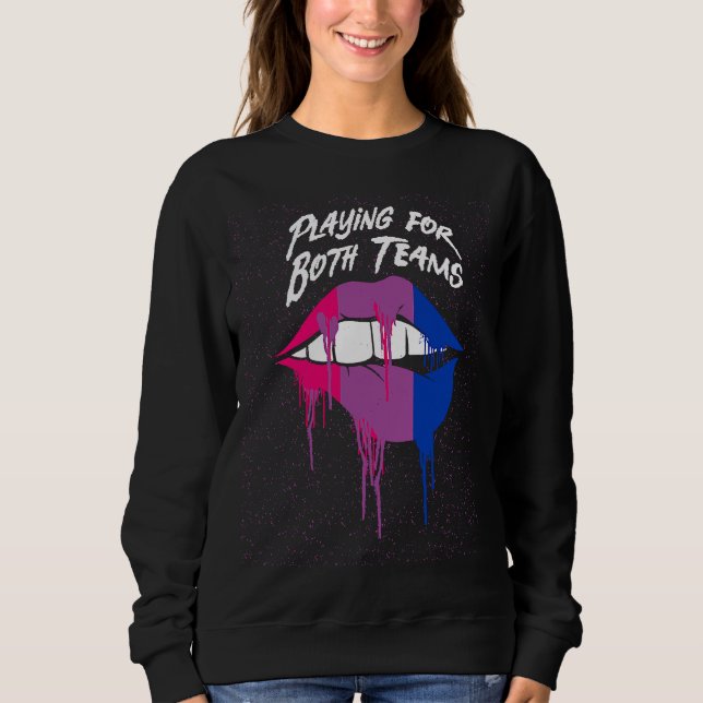 Spela upp för båda grupperna Bisexual HBT Bi Pride T Shirt (Framsida)