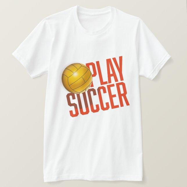 Spela upp fotbollsspelare t shirt (Design framsida)