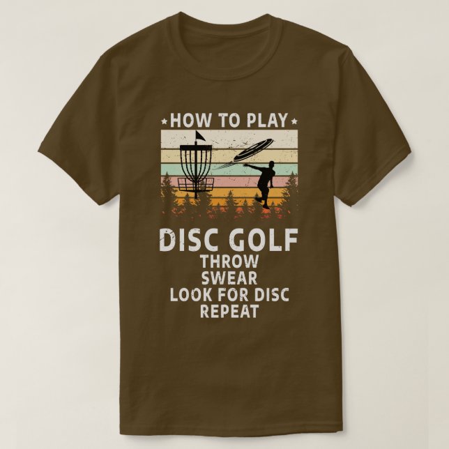 Spela upp golf-golfplattor i Älskare T Shirt (Design framsida)