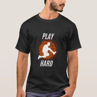 Spela upp hård basket T-Shirt