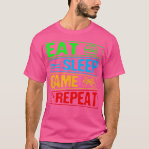 Spela upp i viloläge Upprepa visning av multispela T Shirt