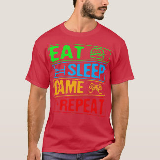 Spela upp i viloläge Upprepa visning av multispela T Shirt