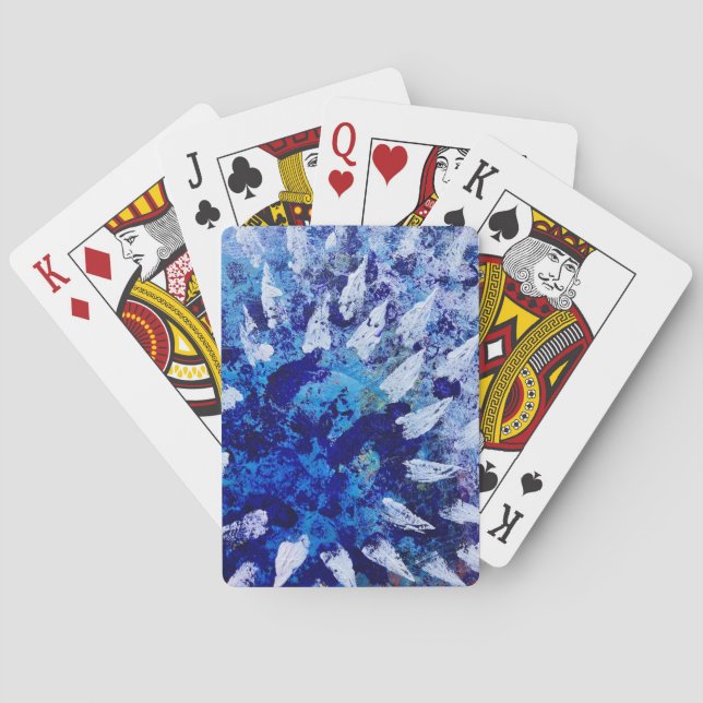 Spela upp kort i Skyburst-design Casinokort (Baksidan)