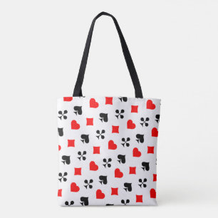 Spela upp kort Kostym Klubb Diamond Spade Heart Tygkasse