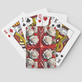 Spela upp kort med engelska Ro-design Casinokort