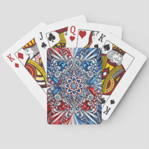 Spela upp kort med Fransk Färg Casinokort