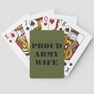 Spela upp kort, profet arméfru spel kort