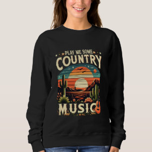 Spela upp lite Land Music Vintage Retro Land M T Shirt