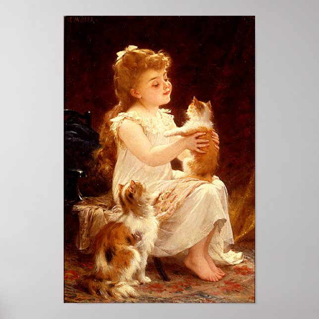 Spela upp med Kitten - Skriv ut Poster (Framsidan)