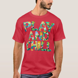 Spela upp och frossa t shirt