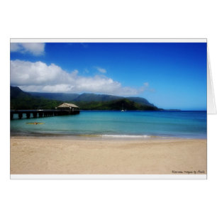 Spela upp på Hanalei Bay Card Hälsningskort