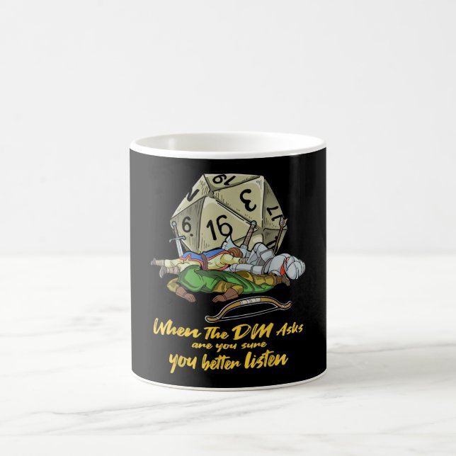 Spela upp på Tabletop när DM frågar Kaffemugg (Center)