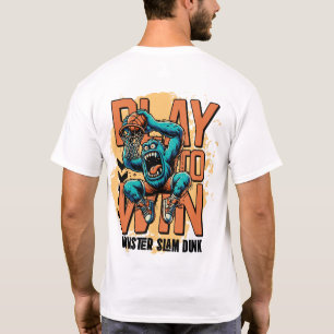 Spela upp på vinnare: Monster Slam dunk T Shirt