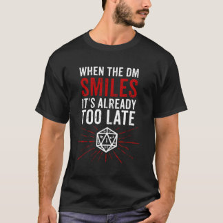 Spela upp Skriv ut Bord Top Gaming RPG T Shirt