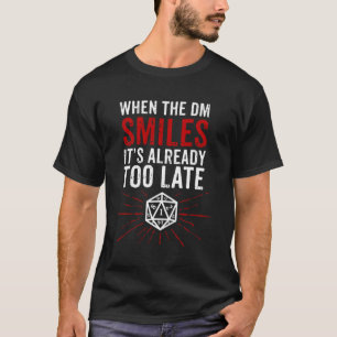 Spela upp Skriv ut Bord Top Gaming RPG T Shirt