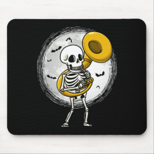 Spela upp Sousaphone Tuba Instrument Halloween Ban Musmatta