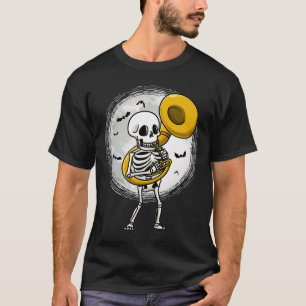 Spela upp Sousaphone Tuba Instrument Halloween Ban T Shirt