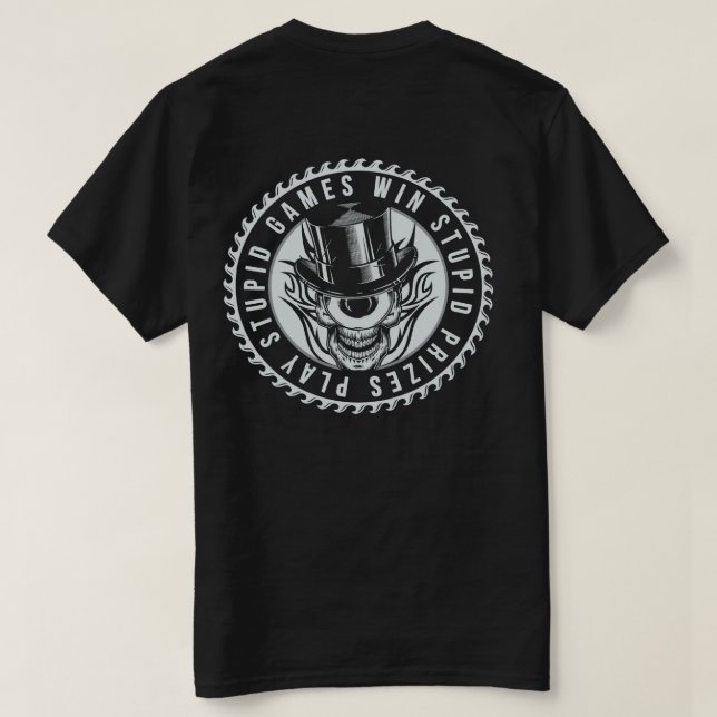Spela upp stoppade spel t shirt (Design baksida)